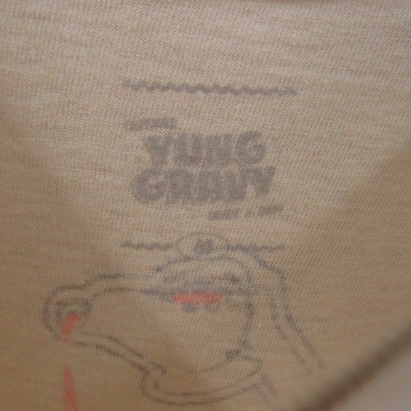 Marvelous Yung Gravy Cream/Black/Orange Martini Tee M - Picture 8 of 15